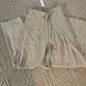 NWT Women’s Linen Drew Tan Beach Pants Size XS